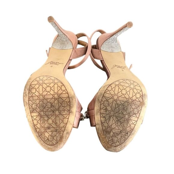 Jewel by Badgley Mischka Women's Merida Heeled Sandal Rose Size 8 M - Picture 4 of 13